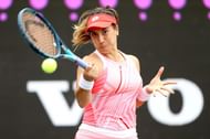 Danka Kovinic has put her big serve and groundstrokes to good use all week.